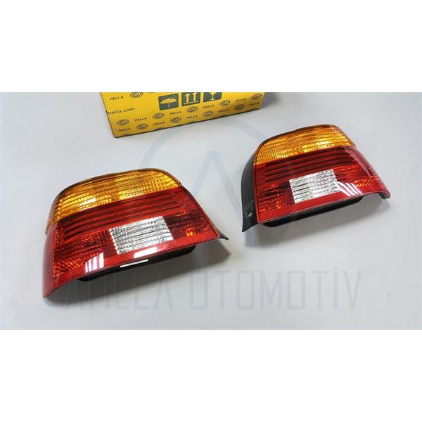 2 x BMW 5 SERİSİ E39 00-03 SEDAN LED STOP LAMBASI SARI HELLA