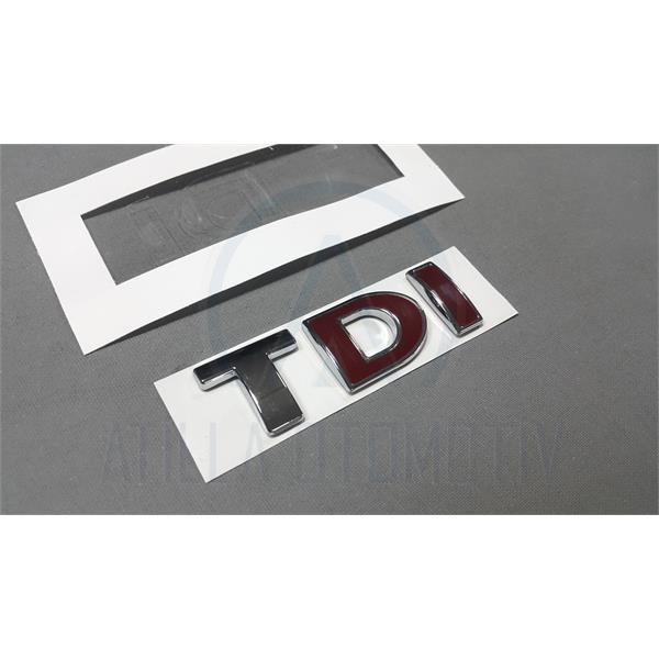 VOLKSWAGEN TOURAN 1T 2003-2010 TDİ BAGAJ YAZISI ÇİFT KIRMIZI