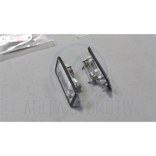 2 x AUDİ A8 4E 2003-2013 PLAKA LAMBASI SOL ORİJİNAL