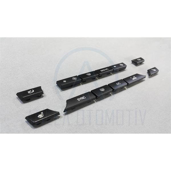 BMW 5 SERİSİ F10 F11 KLİMA KONTROL PANEL DÜĞME SETİ 12 PARÇA