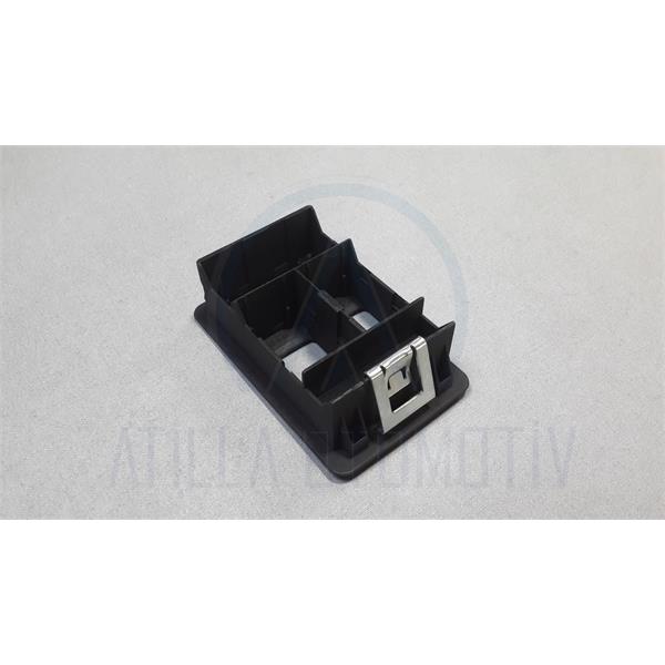 SEAT AROSA 6H 97-04 CAM DÜĞME ÇERÇEVESİ ÖN SOL İKİLİ SİYAH