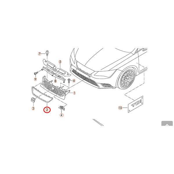 SEAT LEON MK3 5F 2013-2016 ÖN PANJUR ÇERÇEVESİ KROM