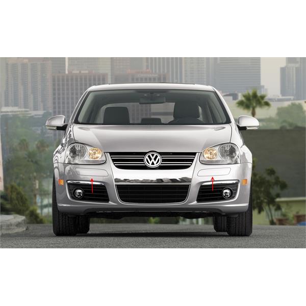 VW GOLF 5 GTİ ÖN TAMPON KORUMA ÇITASI SİYAH SAĞ