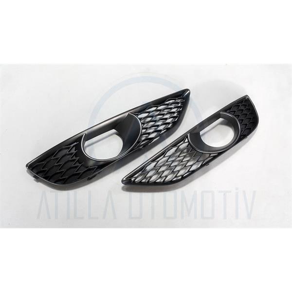 2 x AUDİ Q7 4L S-LİNE ÖN TAMPON SİS ÇERÇEVESİ ALT SOL-SAĞ TAKIM