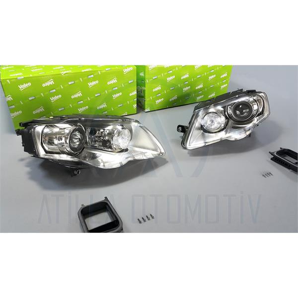 2 x VW PASSAT B6 3C 2005-2011 ADAPTİF Bİ XENON FAR SET VALEO