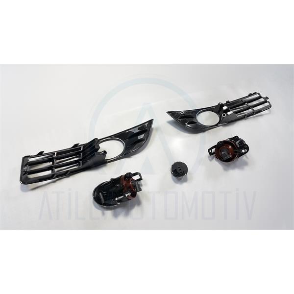 VW PASSAT B6 3C 05-11 SİS FARI + IZGARA SETİ + FAR ANAHTARI SET