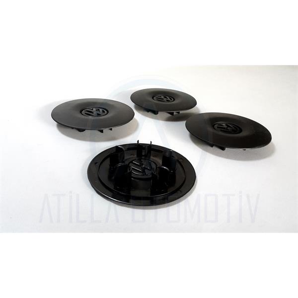4 x VW TRANSPORTER T4 1995-2004 JANT KAPAĞI SİYAH TAKIM