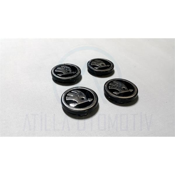 4 x SKODA RAPİD 2012-2022 ÇELİK JANT GÖBEĞİ TAKIM 55MM