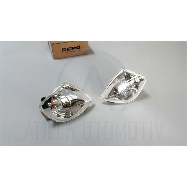 2 x VW POLO 6N2 1999-2002 ÖN ŞEFFAF SİNYAL SOL-SAĞ DEPO