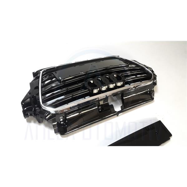 AUDİ A3 8V 13-16 HATCHBACK-SEDAN PİANO BLACK KROM ÖN PANJUR