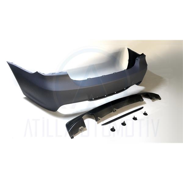 BMW E90 - E90 LCİ 06-12 M TECH ARKA TAMPON SETİ ÇİFT ÇIKIŞ