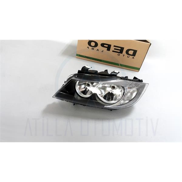 BMW 3 SERİSİ E90 E91 2006-2009 HALOJEN ÖN FAR SOL DEPO