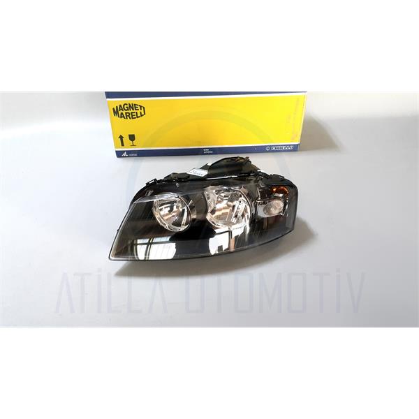 AUDİ A3 8P 2003-2008 HALOJEN ÖN FAR SOL MARELLİ