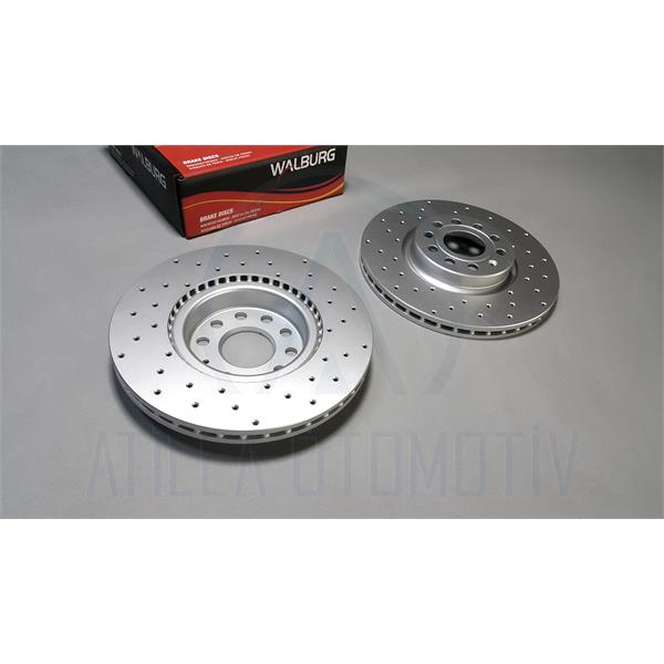 VW TİGUAN 5NA SPOR DELİK PERFORMANS ÖN FREN DİSKİ TAKIM 312MM