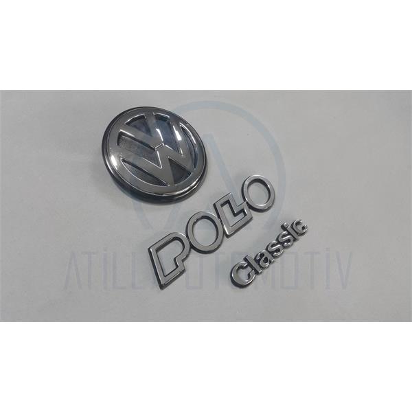 VOLKSWAGEN POLO CLASSİC BAGAJ YAZI SETİ KROM 2 PARÇA
