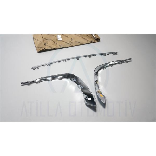 3 x AUDİ A4 8W B9 S-LİNE ARKA TAMPON NİKELAJI SOL-SAĞ ORTA ORİJİNAL