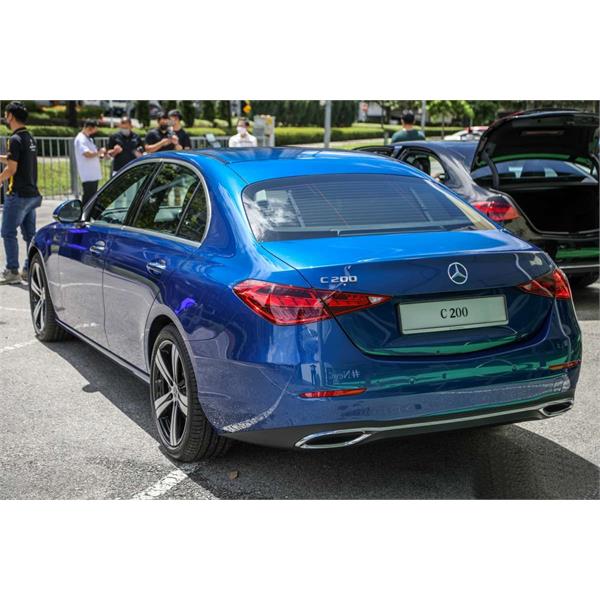 MERCEDES C SERİSİ W206 2021-2026 ARKA TAMPON EGZOZ NİKELAJI ORİJİNAL