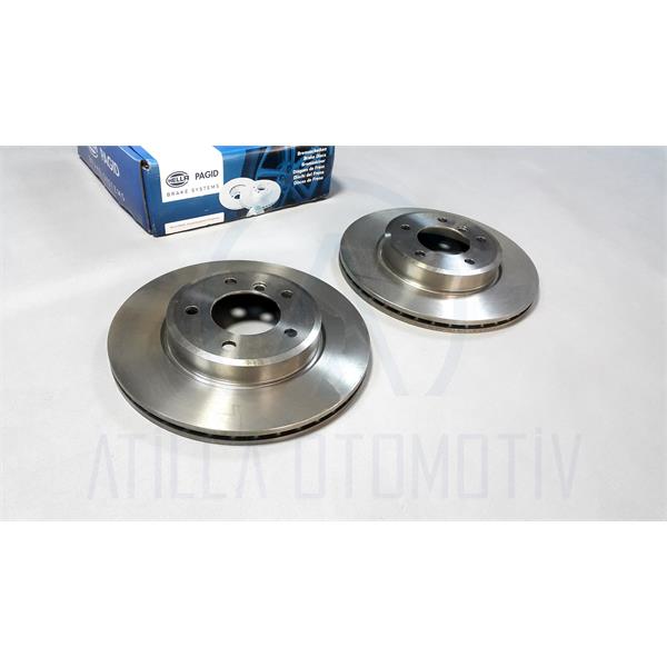 BMW Z4 E85 2002-2008 2.5 3.0 ÖN FREN DİSKİ TAKIM HELLA PAGİD