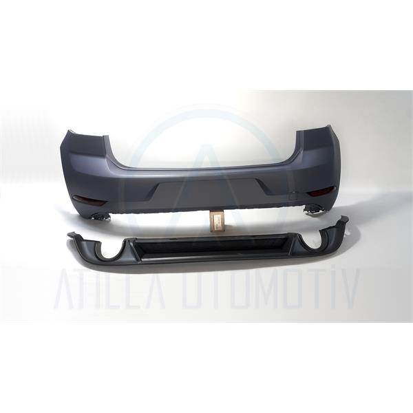VW GOLF 7 - 7,5 MK7 2012-2020 GTİ KOMPLE ARKA TAMPON SETİ