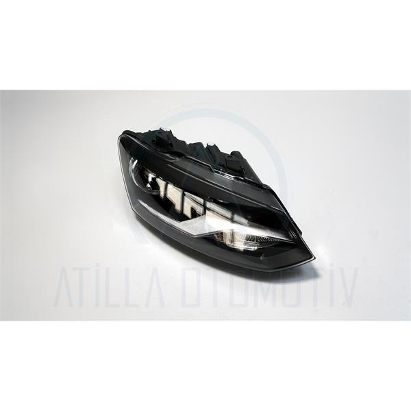 VW POLO 6R 6C 2010-2017 HELLA TİP KROM ÖN FAR SAĞ
