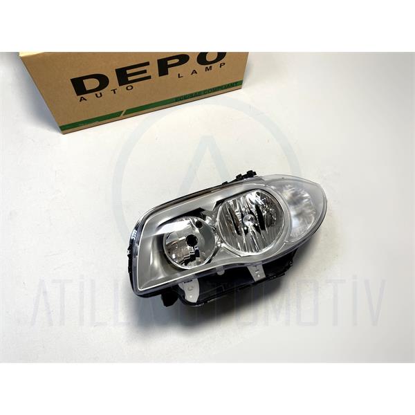 BMW 1 SERİSİ E87 E81 E88 03-13 HALOJEN ÖN FAR SOL DEPO
