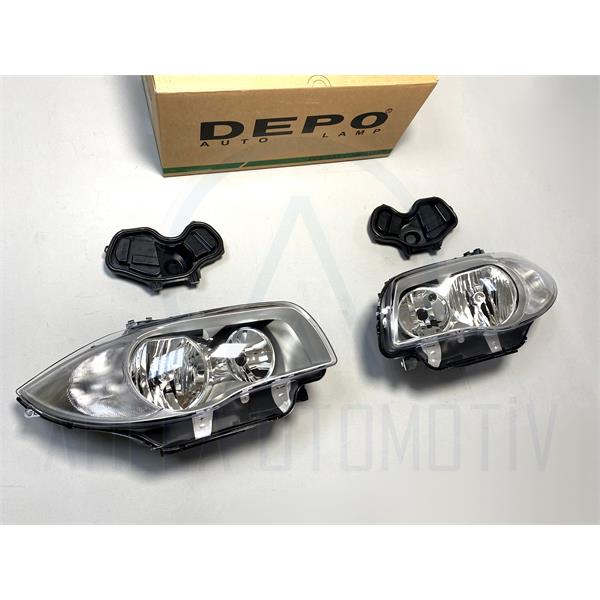 2 x BMW 1 SERİSİ E87 E81 E88 03-13 HALOJEN ÖN FAR SOL-SAĞ DEPO