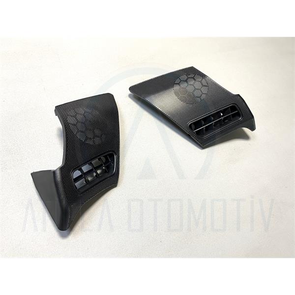 2 x MERCEDES E SERİSİ W210 HOPARLÖR KAPAĞI SİYAH SOL-SAĞ