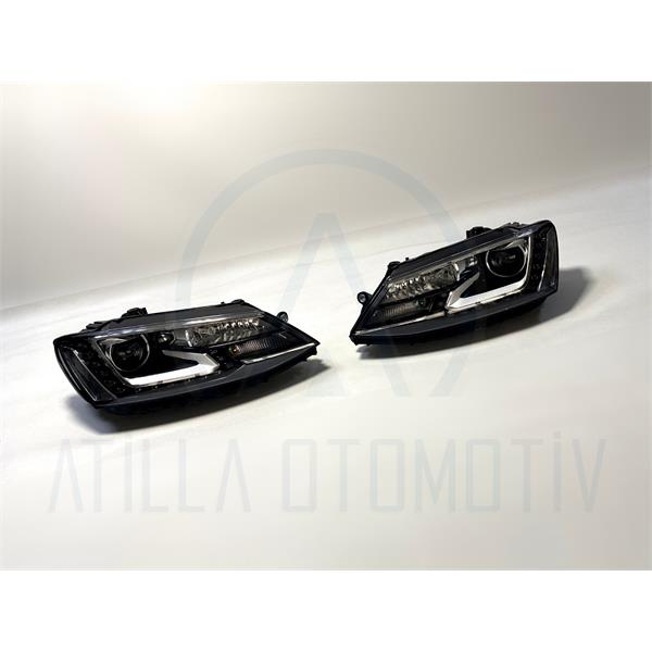 2 x VW JETTA 5C 2011-2018 XENON LED ÖN FAR SOL-SAĞ TAKIM