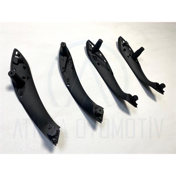 4 x BMW 3 SERİSİ F30 F34 KAPI İÇ ÇEKME KOLU TUTAMAK ÖN ARKA SİYAH