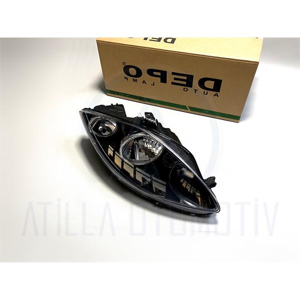 SEAT ALTEA 5P 2006-2013 ÖN FAR SİYAH SAĞ DEPO