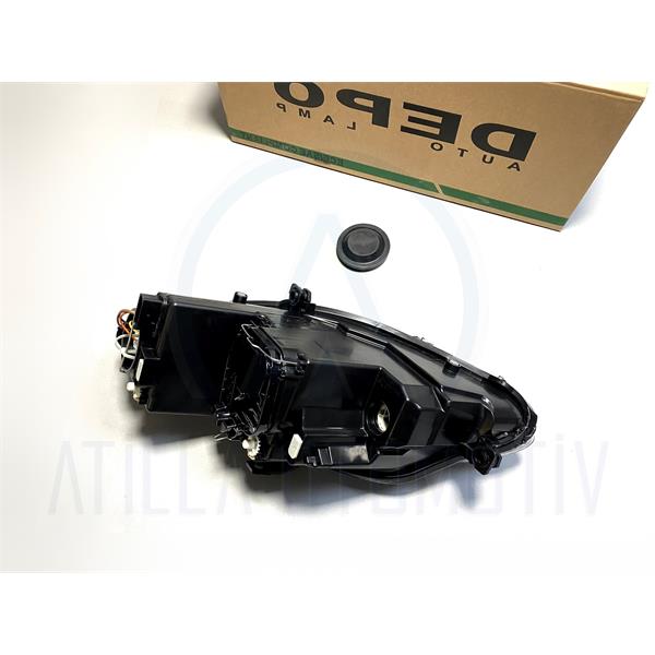 SEAT LEON MK2 1P 2006-2013 ÖN FAR SİYAH SAĞ DEPO