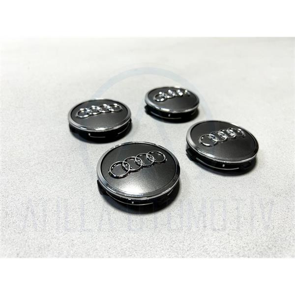4 x AUDİ E-TRON 2018-2025 ÇELİK JANT GÖBEĞİ TAKIM 61MM GRİ