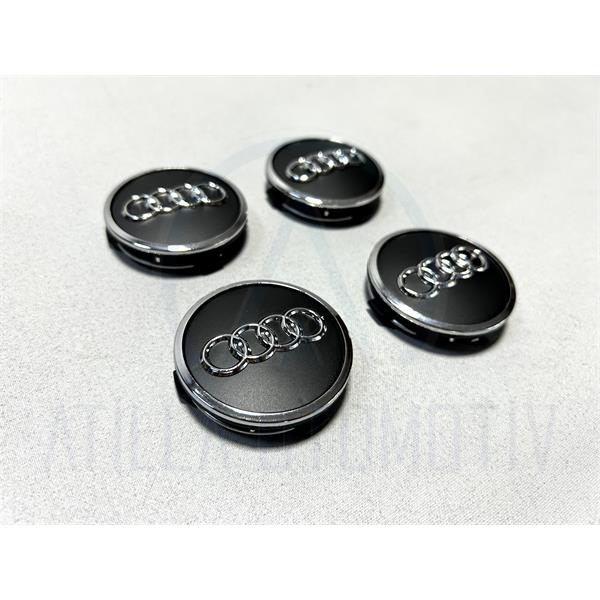 4 x AUDİ A5 2017-2025 ÇELİK JANT GÖBEĞİ TAKIM 61MM SİYAH