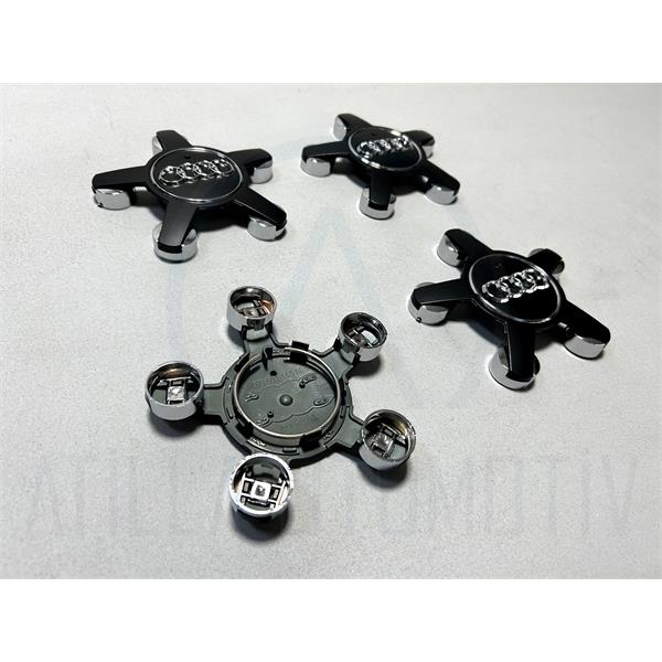 4 x AUDİ TT 8J 08-14 AHTAPOT ÇELİK JANT GÖBEK SETİ SİYAH 112MM