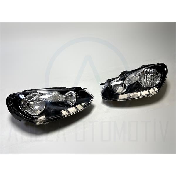 2 x VW GOLF 6 5K 2008-2013 HALOJEN ÖN FAR SOL-SAĞ TAKIM