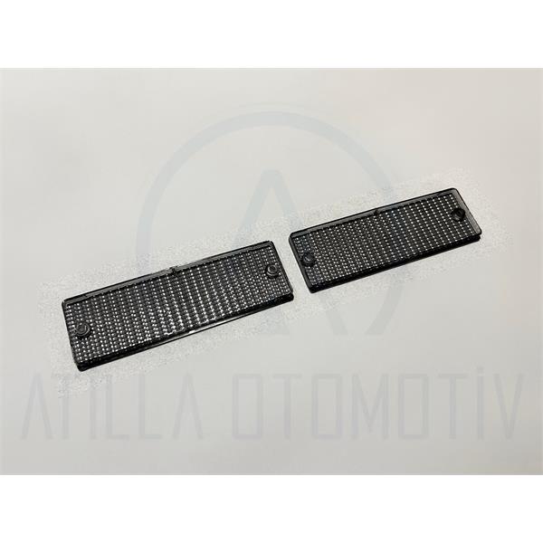 2 x BMW 3 SERİSİ E30 1982-1991 ÖN TAMPON SİNYAL CAMI TAKIM FÜME