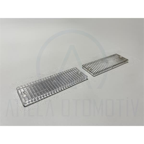 2 x BMW 3 SERİSİ E30 1982-1991 ÖN TAMPON SİNYAL CAMI TAKIM GRİ