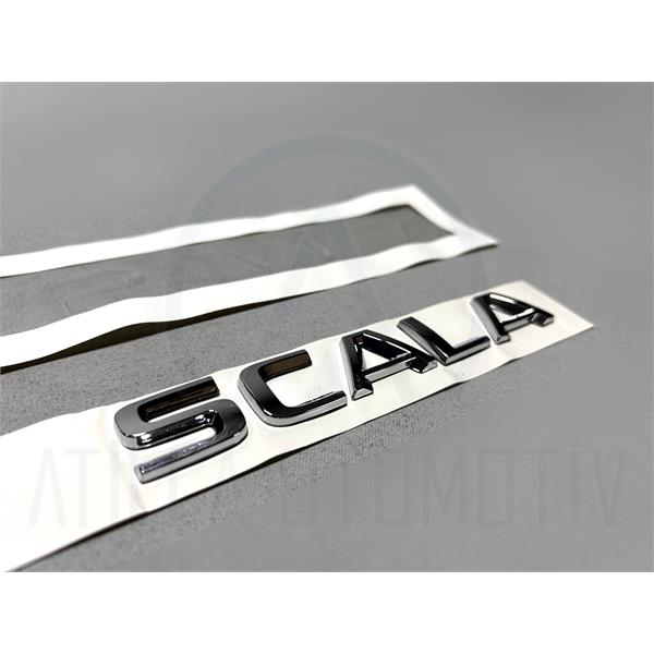 SKODA SCALA 2019-2025 SCALA BAGAJ YAZISI