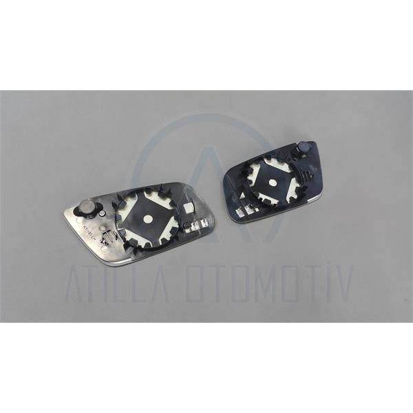 2 x AUDİ A8 99-03 ELEKTRİKLİ DIŞ DİKİZ AYNA CAMI MAVİ SAĞ SOL TAKIM