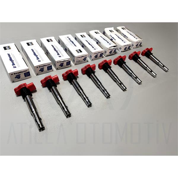 8 x AUDİ R8 2007-2015 4.2 FSİ QUATTRO KIRMIZI R8 BOBİN BERU
