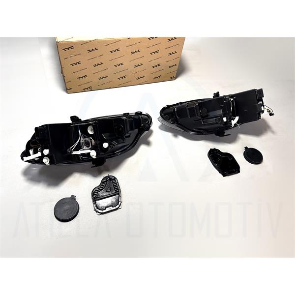 2 x SEAT ALTEA 5P 2006-2014 HALOJEN ÖN FAR SOL-SAĞ TAKIM TYC