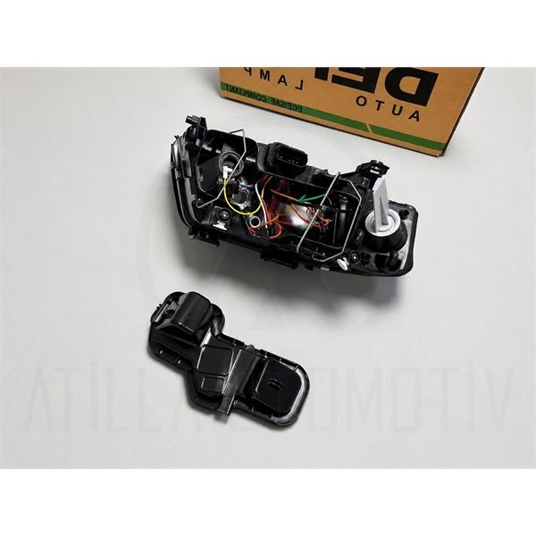 AUDİ A6 4B C5 1997-2001 MERCEKLİ ÖN FAR SOL DEPO