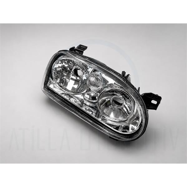 VW GOLF 3 MK3 1992-1998 GOLF 4 TİPİ ŞEFFAF ÖN FAR SAĞ