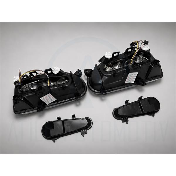 2 x VW GOLF 3 MK3 92-98 GOLF 4 TİPİ ŞEFFAF ÖN FAR SOL-SAĞ TAKIM