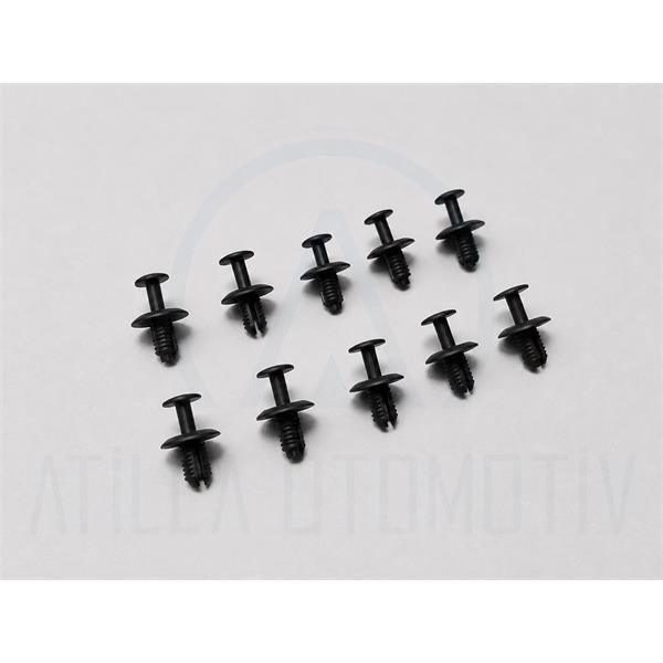 10 x MERCEDES G SERİSİ W463 W465 PANEL DÖŞEME KLİPSİ SİYAH