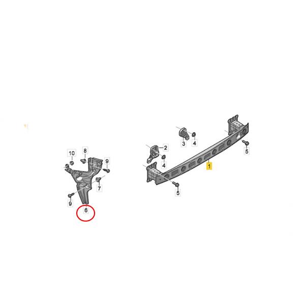 AUDİ A3 8V 2012-2016 ARKA TAMPON BRAKETİ SAĞ