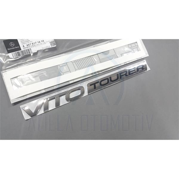 MERCEDES VİTO W447 VİTO TOURER BAGAJ YAZISI TAKIM ORİJİNAL