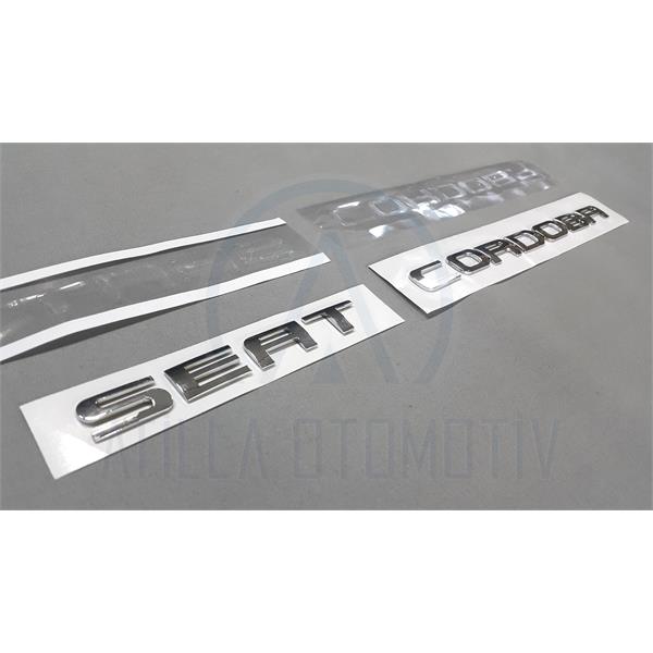 SEAT CORDOBA 6K 6L 1998-2010 BAGAJ YAZISI TAKIM KROM