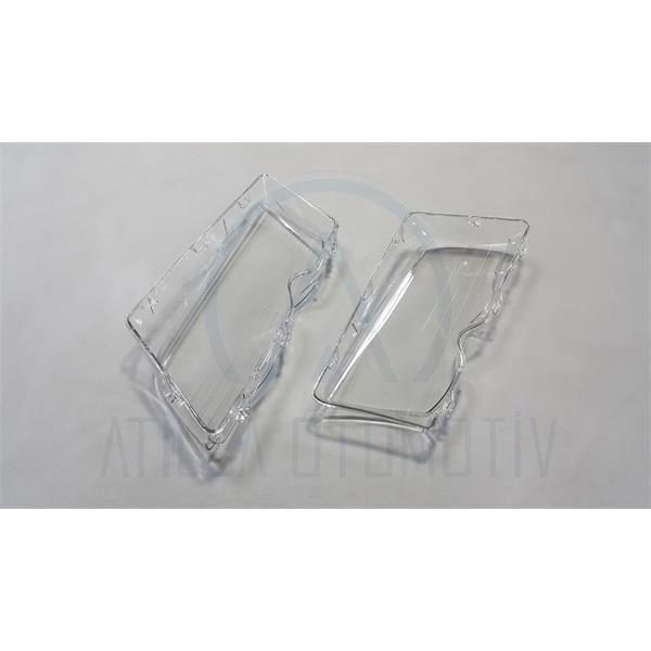 2 x BMW 3 SERİSİ E46 SEDAN WAGON 98-01 FAR CAMI MİKA SAĞ SOL TAKIM