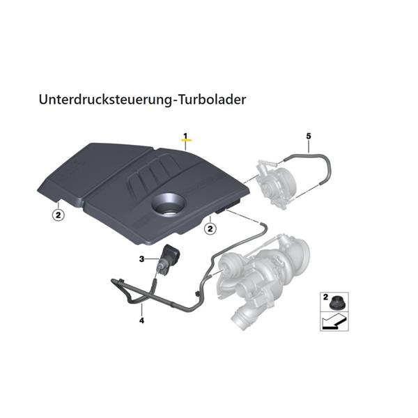 BMW 3 SERİSİ F30 TWİN POWER TURBO MOTOR KORUMA KAPAĞI ORİJİNAL
